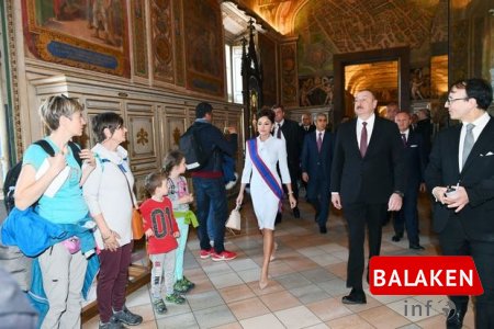 Prezident və Birinci vitse-prezident Vatikanda Sikstin Kapellası və Müqəddəs Pyotr Kilsəsi ilə tanış olublar