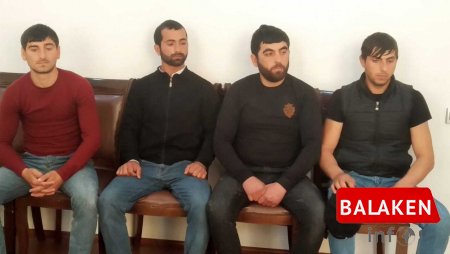 Balakəndə mağazalardan oğurluq edən şəxslər saxlanıldı - FOTO