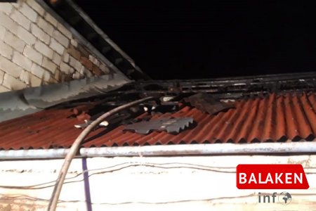 Balakəndə fərdi evdə yanğın olub