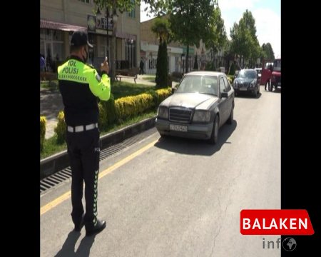 Balakəndə reyd keçirildi, sürücülər cərimələndi