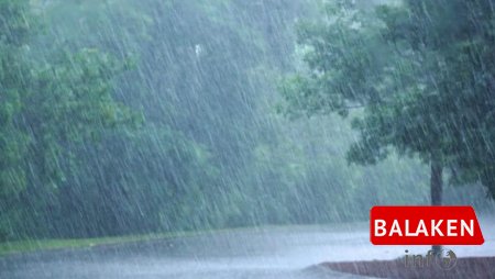 Ötən gün axşam Balakən və Zaqatala rayonlarında qeyri sabit hava şəraiti hökm sürüb