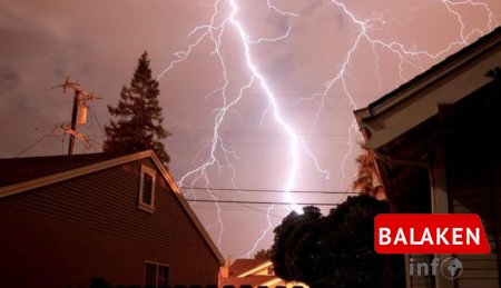 Balakəndə fərdi yaşayış evini ildırım vurub