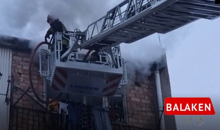 Balakəndə fərdi yaşayış evi yanıb