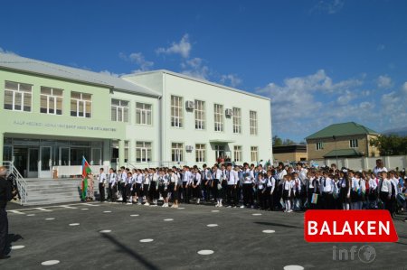 Balakəndə yeni məktəb binası istifadəyə verilib