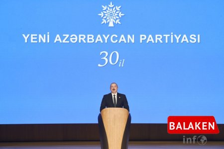 YAP-ın 30 illiyi münasibətilə tədbir keçirilib, Prezident İlham Əliyev tədbirdə çıxış edib