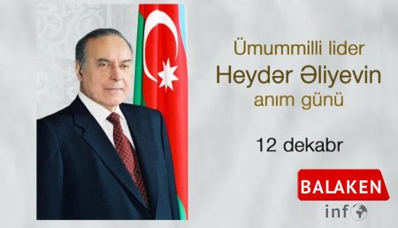 Heydər Əliyevin anım günüdür