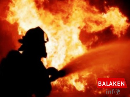 Balakəndə 5 otaqlı fərdi yaşayış evində yanğın olub