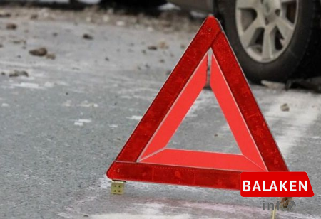 Balakən sakini Şəkidə dəhşətli qəza törətdi - Video