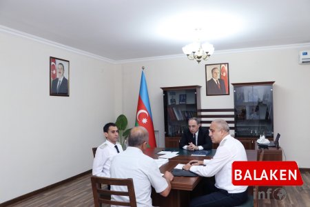Kamran Əliyev Qax rayon prokurorluğunda Qax, Şəki, Balakən, Zaqatala və digər rayonlardan olan vətəndaşları qəbul edib