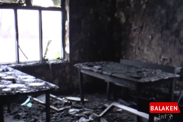 Balakənddə yas olan evdə yanğın olub: 150 min manatlıq ziyan dəyib - VİDEO