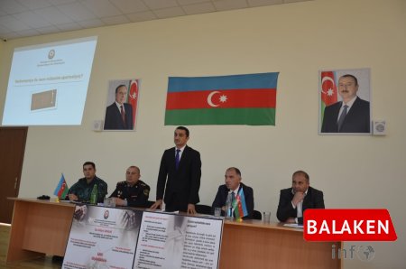 Balakəndə “narkomaniyaya və erkən nikaha yox deyək” adlı maarifləndirmə tədbiri keçirilib - FOTO