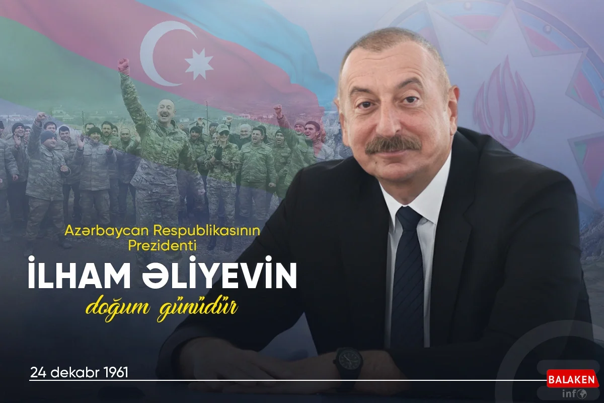 Azərbaycanın güclü lideri İlham Əliyevin doğum günüdür
