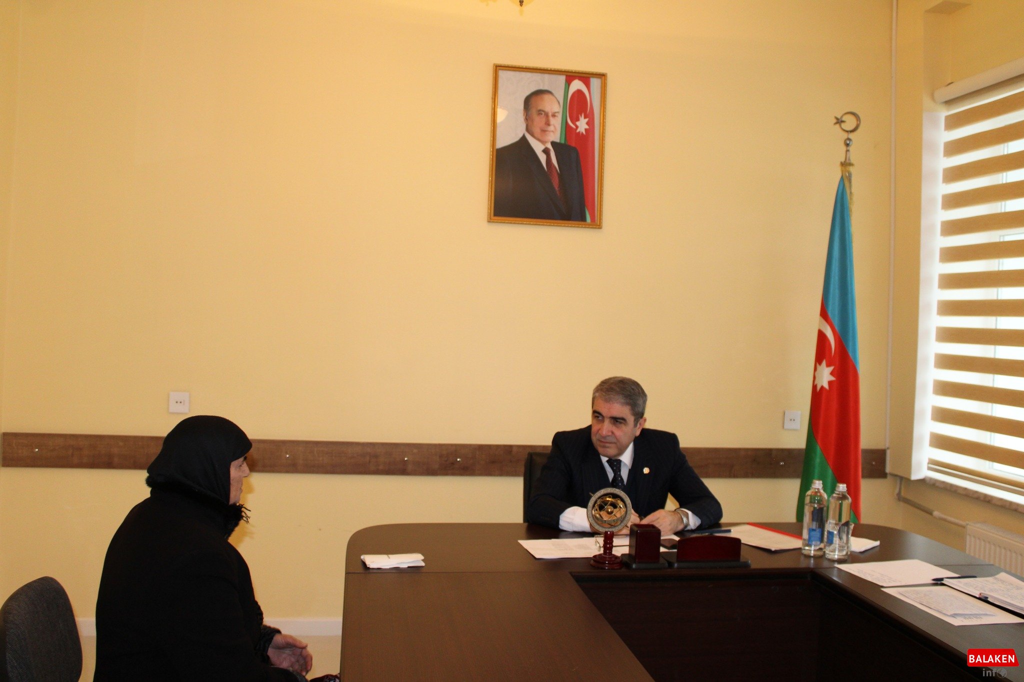 Balakən Rayon İcra Hakimiyyətinin başçısı Natiq Ağayev növbəti vətəndaş qəbulu keçirib