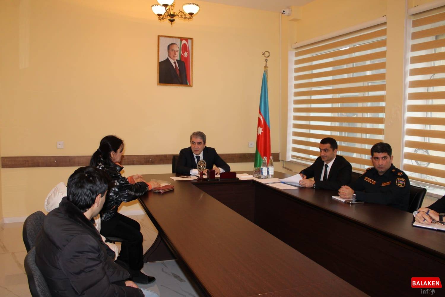 Balakən RİH-nin başçısı Natiq Ağayev vətəndaş qəbulu keçirib