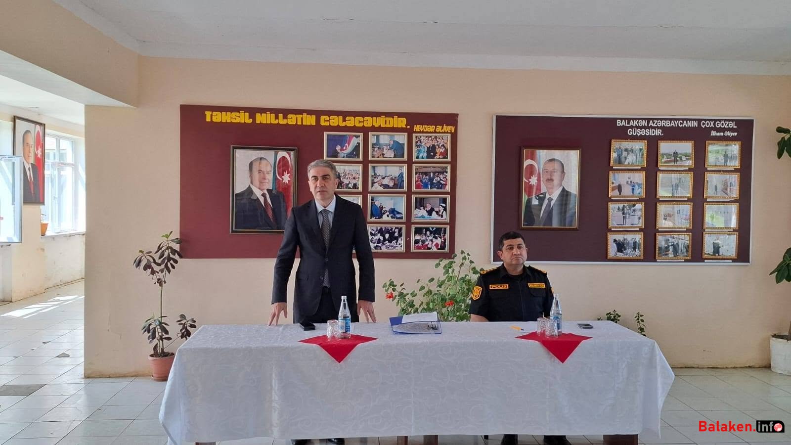 Balakən RİH-in başçısı Qabaqçöl  qəsəbəsində sakinlərlə görüşüb
