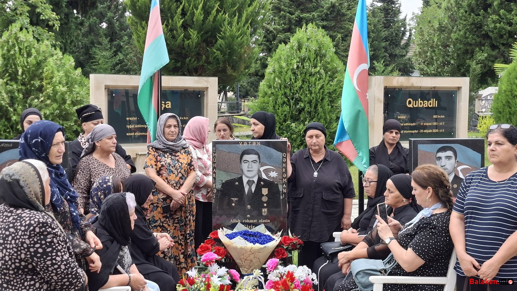 Balakəndə Vətən Müharibəsi Qəhrəmanı, şəhid Amin Novruzovun doğum günü münasibətilə onun əziz xatirəsi yad edilib