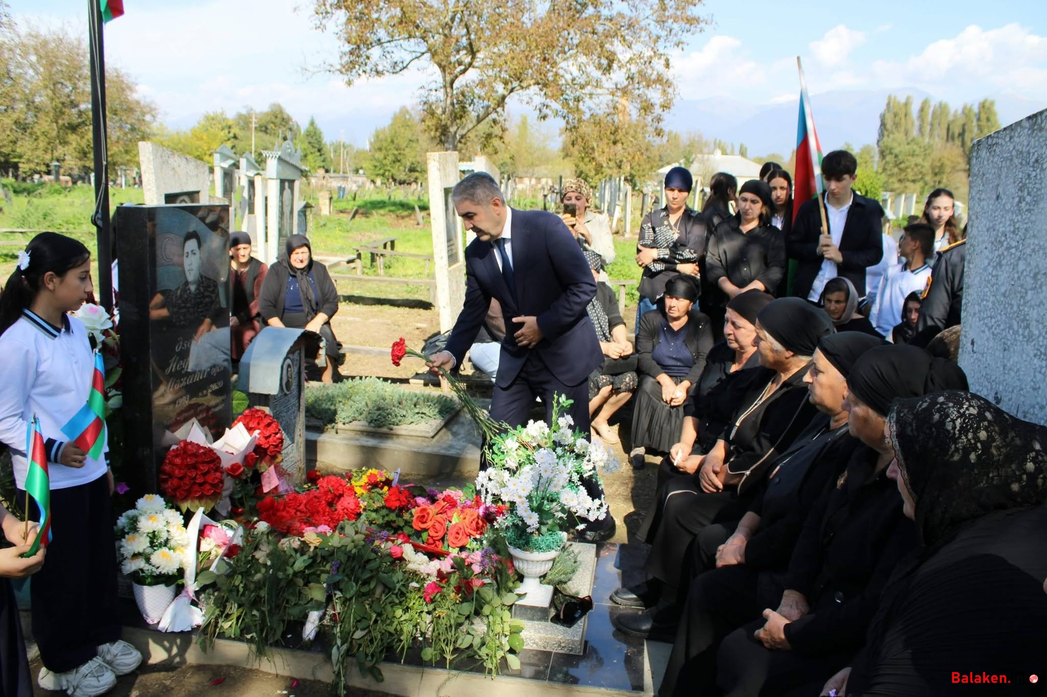 Balakəndə Vətən müharibəsi şəhidi Heybullah Əsdiyevin əziz xatirəsi anılıb