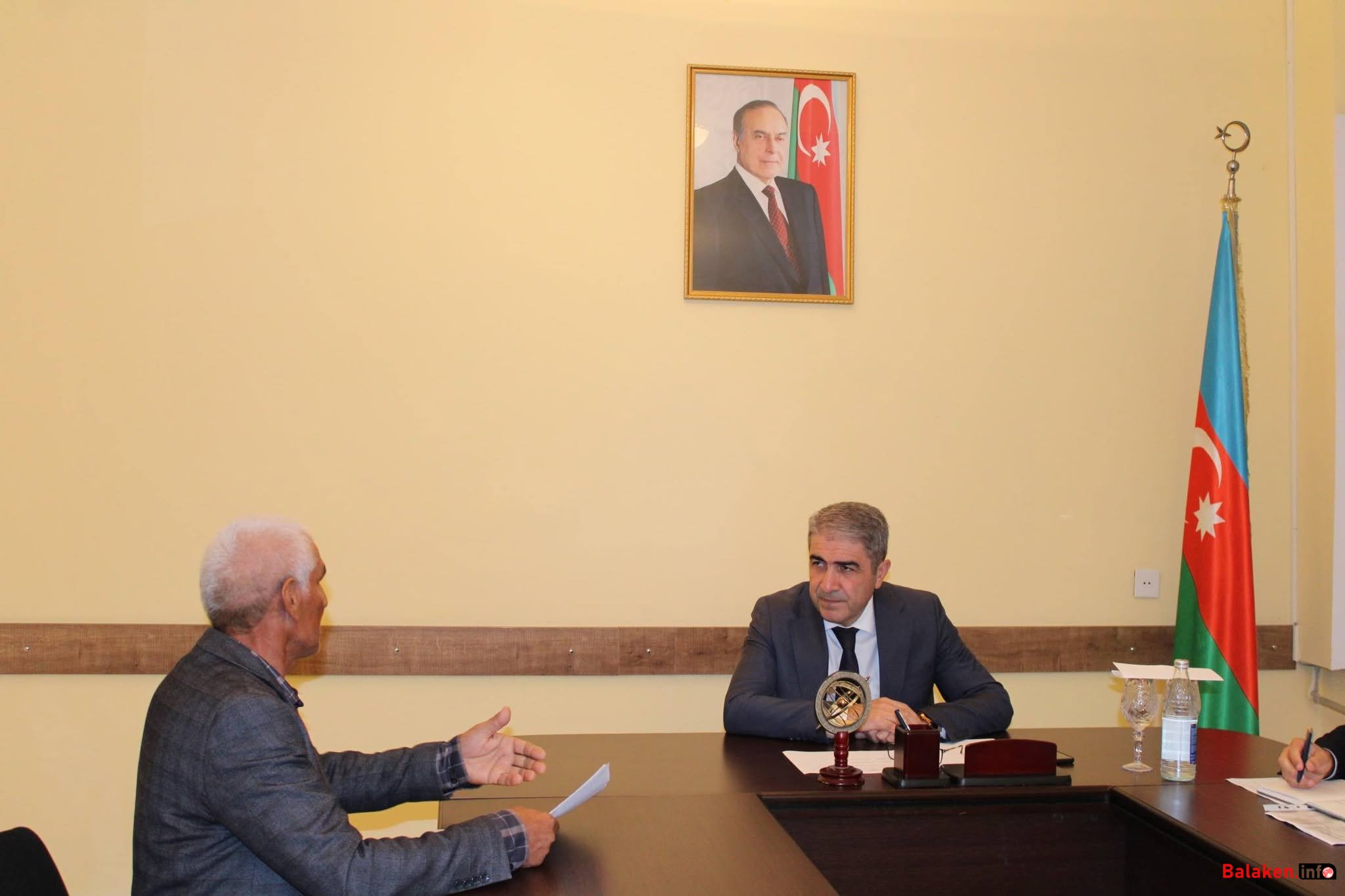 Balakən RİH-in başçısı Natiq Ağayev növbəti vətəndaş qəbulu keçirib